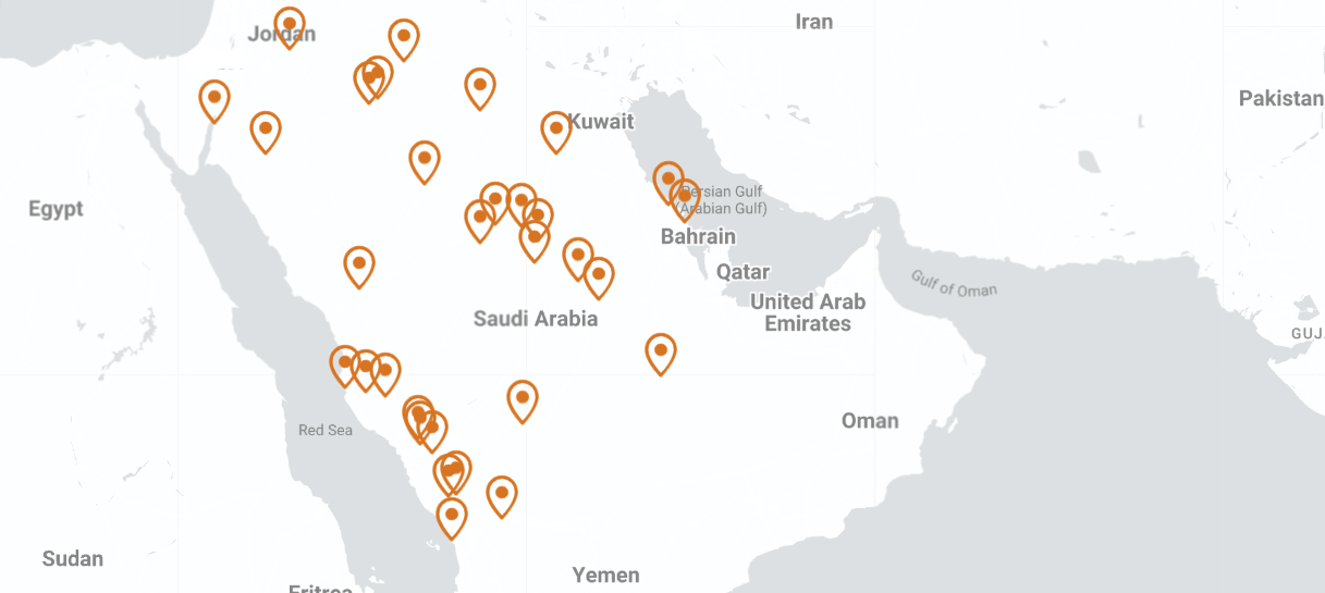 Nationwide Project Reach Map